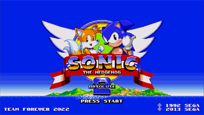 Sonic the Hedgehog 2 Absolute - Screenshot - Game Title Image
