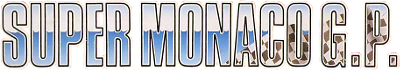 Super Monaco G.P. - Clear Logo Image