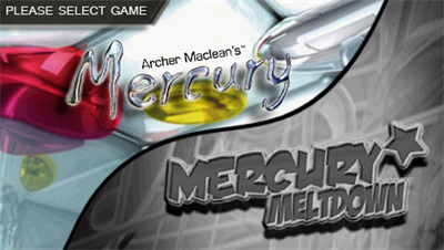 2 Games in 1! Archer Maclean's Mercury / Mercury Meltdown - Screenshot - Game Title Image