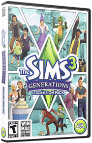 The Sims 3: Generations - Box - 3D Image