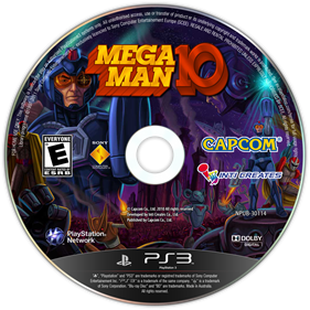 Mega Man 10 - Fanart - Disc Image