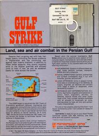 Gulf Strike - Box - Back Image