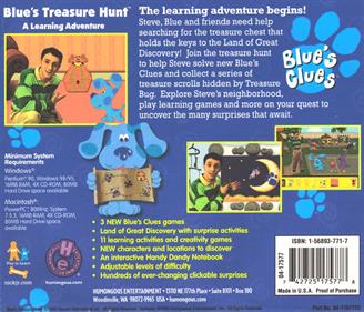 Blue's Treasure Hunt - Box - Back Image