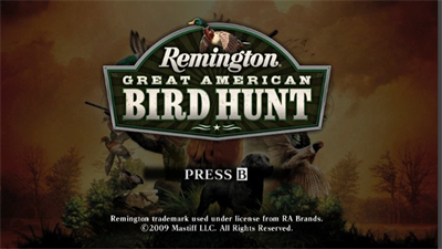 Remington Great American Bird Hunt - Screenshot - Game Title Image