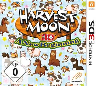 Harvest Moon 3D: A New Beginning - Box - Front Image