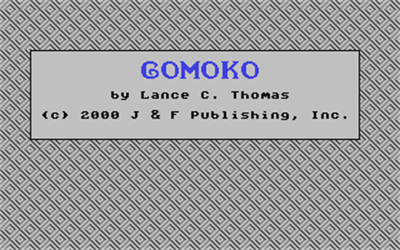 Gomoko - Screenshot - Game Title Image