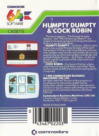Humpty Dumpty & Cock Robin - Box - Back Image