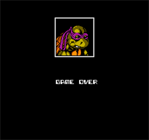 Teenage Mutant Ninja Turtles: Tournament Fighters - Screenshot - Game Over Image