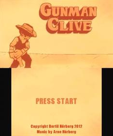 Gunman Clive - Screenshot - Game Title Image