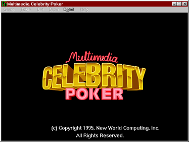Multimedia Celebrity Poker - Screenshot - Game Title Image