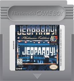Jeopardy! Platinum Edition - Fanart - Cart - Front