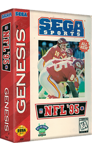 NFL '95 - Box - 3D Image