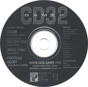 Amiga CD32 Gamer Cover Disc 14 - Disc Image