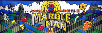 Marble Man: Marble Madness II - Arcade - Marquee Image