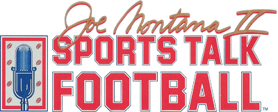 Joe Montana II: Sports Talk Football - Clear Logo Image