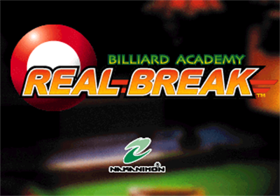 Billiard Academy Real Break - Screenshot - Game Title Image