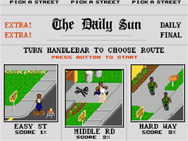 Paperboy - Screenshot - Game Select Image