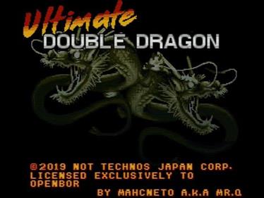 Ultimate Double Dragon - Screenshot - Game Title Image