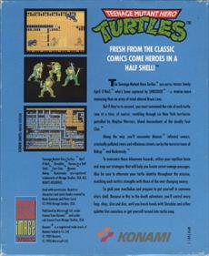 Teenage Mutant Hero Turtles [Mirrorsoft] - Box - Back Image