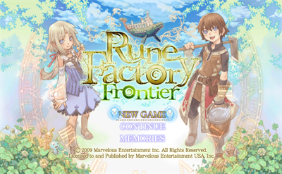 Rune Factory: Frontier - Screenshot - Game Title Image