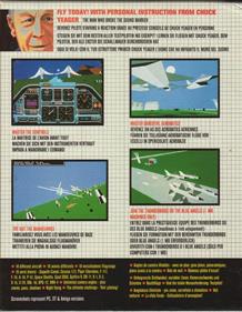Chuck Yeager's Advanced Flight Trainer 2.0 - Box - Back Image