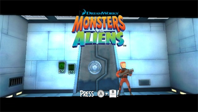 Monsters vs. Aliens - Screenshot - Game Title Image