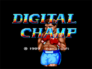 Digital Champ: Battle Boxing - Screenshot - Game Title Image