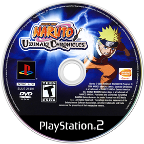 Naruto: Uzumaki Chronicles - Disc Image