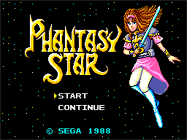 Phantasy Star - Screenshot - Game Title Image