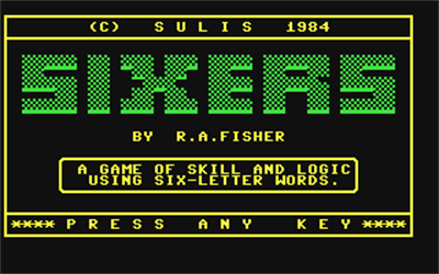Sixers - Screenshot - Game Title Image
