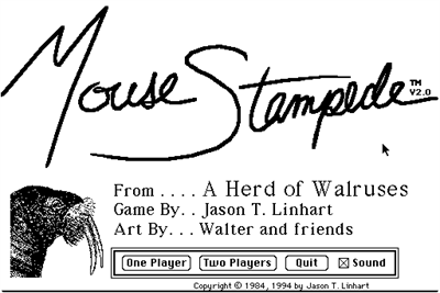 Mouse Stampede - Screenshot - Game Title Image