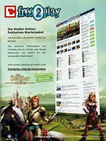 The Settlers Online - Advertisement Flyer - Front Image