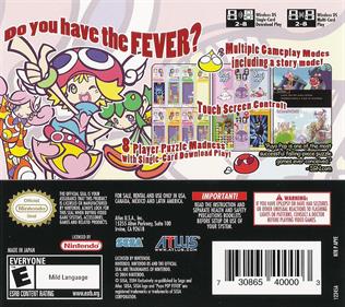 Puyo Pop Fever - Box - Back Image