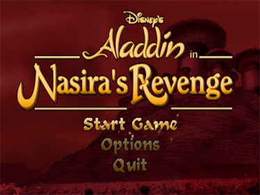 Disney's Aladdin in Nasira's Revenge - Screenshot - Game Title Image