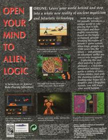 Alien Logic - Box - Back Image