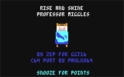 Rise and Shine Professor Miggles - Screenshot - Game Title Image