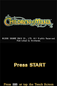 Children of Mana - Screenshot - Game Title Image