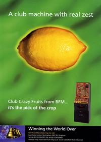 Crazy Fruits Club - Advertisement Flyer - Front Image