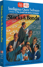 Stocks & Bonds - Box - 3D Image