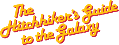The Hitchhiker's Guide to the Galaxy - Clear Logo Image