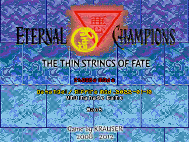 Eternal Champions: The Thin Strings of Fate - Screenshot - Game Select Image