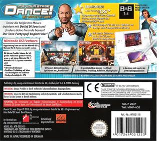 Dance! It's Your Stage - Box - Back Image