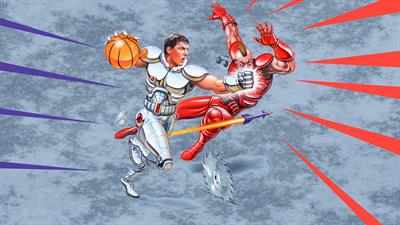 Bill Laimbeer's Combat Basketball - Fanart - Background Image