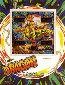 Dragon (Gottlieb) - Advertisement Flyer - Back Image
