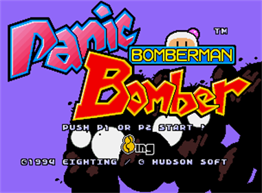 Bomberman: Panic Bomber - Screenshot - Game Title Image