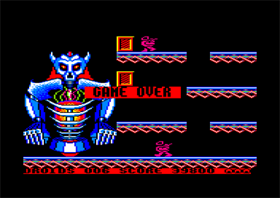Robot Attack - Screenshot - Game Over Image