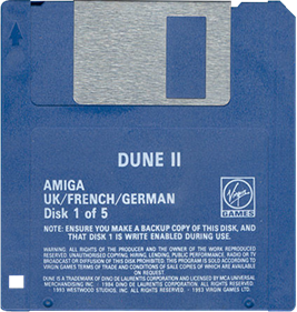 Dune II: Battle for Arrakis - Disc Image