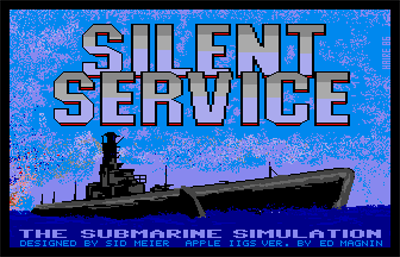 Silent Service - Screenshot - Game Title Image