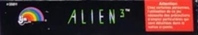 Alien 3 - Box - Spine Image