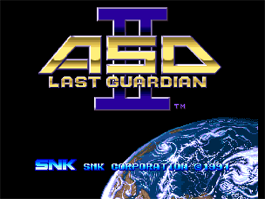 Alpha Mission II - Screenshot - Game Title Image